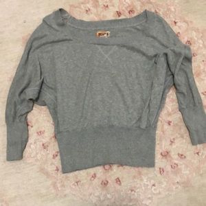 Gray sweater